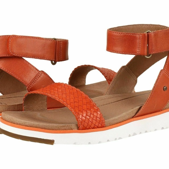 UGG Shoes - UGG Laddie Ankle Strap Sandal Orange NEW IN BOX UGG Shoes - UGG Laddie Ankle Strap Sandal Orange NEW IN BOX